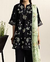 Zara Shahjahan Black Lawn Suit- Pakistani Designer Lawn Suits