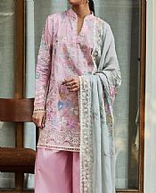 Zara Shahjahan Pink Lawn Suit- Pakistani Lawn Dress
