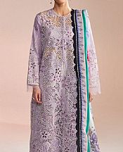Zara Shahjahan Lilac Lawn Suit- Pakistani Designer Lawn Suits