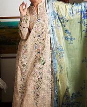 Zara Shahjahan Ivory Lawn Suit- Pakistani Lawn Dress