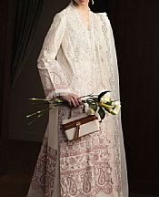 Zara Shahjahan Off-white Lawn Suit- Pakistani Designer Lawn Suits