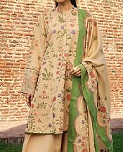 Fawn Khaddar Suit