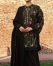 Black Khaddar Suit