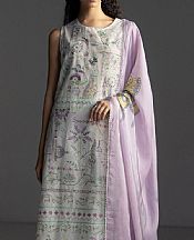 Zara Shahjahan Pearl White Lawn Suit- Pakistani Designer Lawn Suits