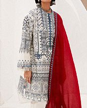 Zara Shahjahan Off-white Jacquard Suit- Pakistani Designer Lawn Suits