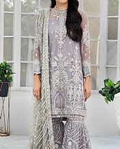 Lilac Net Suit- Pakistani Designer Chiffon Suit