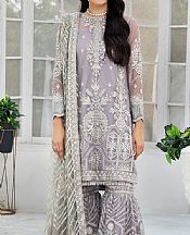 Zarif Lilac Net Suit- Pakistani Designer Chiffon Suit