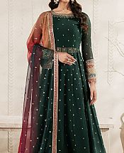 Zarif Green Chiffon Suit- Pakistani Designer Chiffon Suit