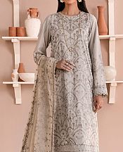 Zarif Light Grey Lawn Suit- Pakistani Lawn Dress