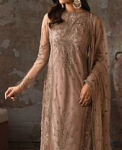 Zarif Oriental Pink Net Suit- Pakistani Designer Chiffon Suit