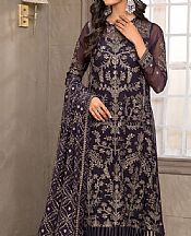 Zarif Navy Chiffon Suit- Pakistani Chiffon Dress