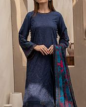 Zarif Navy Blue Lawn Suit- Pakistani Designer Lawn Suits