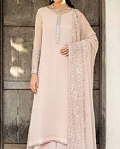 Zarif Dusty Pink Chiffon Suit- Pakistani Designer Chiffon Suit