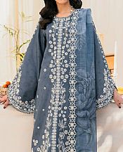 Zarif Slate Grey Lawn Suit- Pakistani Lawn Dress