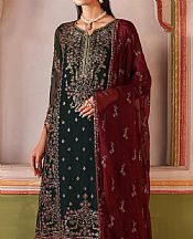 Zarif Green Chiffon Suit- Pakistani Chiffon Dress