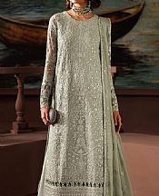 Zarif Pistachio Green Chiffon Suit- Pakistani Chiffon Dress