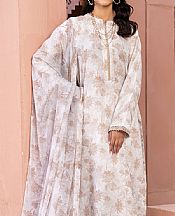 Zarif Ivory Cambric Suit- Pakistani Designer Lawn Suits