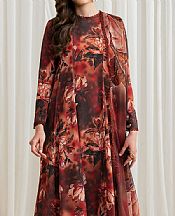 Zarif Multi Silk Suit- Pakistani Chiffon Dress