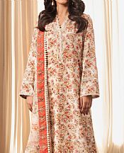 Zarif Ivory Cambric Suit- Pakistani Winter Dress