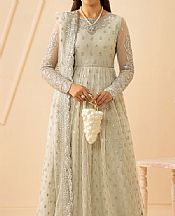 Zarif Light Turquoise Net Suit- Pakistani Chiffon Dress