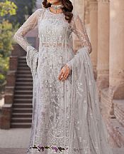 Zarif Grey Net Suit- Pakistani Chiffon Dress