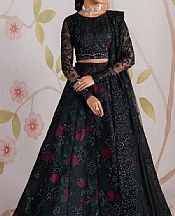 Zarif Black Net Suit- Pakistani Chiffon Dress