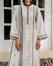 Zarif Ash White Lawn Suit- Pakistani Lawn Dress