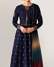 Zarif Dark Blue Lawn Suit- Pakistani Designer Lawn Suits
