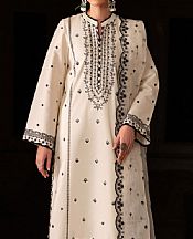 Zarif Off-white Lawn Suit- Pakistani Lawn Dress