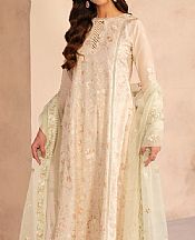 Zarif Off White Lawn Suit- Pakistani Designer Lawn Suits