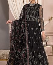 Zarif Black Net Suit- Pakistani Chiffon Dress
