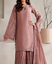 Zarif Tea Pink Chiffon Suit- Pakistani Chiffon Dress