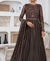 Zarif Black Net Suit- Pakistani Designer Chiffon Suit