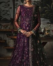 Zarif Indigo Net Suit- Pakistani Designer Chiffon Suit