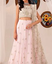 Zarif White/Pink Net Suit- Pakistani Designer Chiffon Suit
