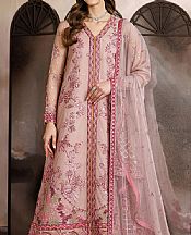 Zarif Oriental Pink Net Suit- Pakistani Chiffon Dress