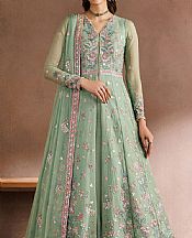 Zarif Sage Green Chiffon Suit- Pakistani Chiffon Dress