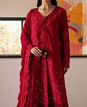 Zarposh Scarlet Lawn Suit- Pakistani Designer Lawn Suits