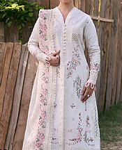 Zarposh Off-white Lawn Suit- Pakistani Designer Lawn Suits