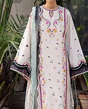Zarposh Off-white Lawn Suit- Pakistani Lawn Dress