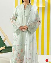 Zarposh Light Green Lawn Suit- Pakistani Lawn Dress