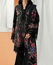 Zarposh Black Lawn Suit- Pakistani Lawn Dress