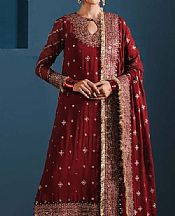 Maroon Chiffon Suit