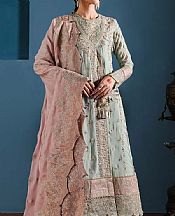 Summer Green/Pink Chiffon Suit