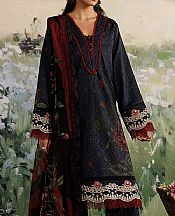 Zarqash Black Lawn Suit- Pakistani Designer Lawn Suits