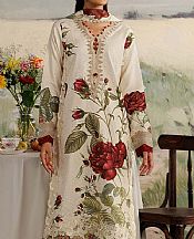 Zarqash Off-white Lawn Suit- Pakistani Lawn Dress