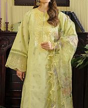 Zarqash Light Green Lawn Suit- Pakistani Lawn Dress