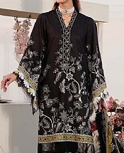 Zarqash Black Lawn Suit- Pakistani Designer Lawn Suits