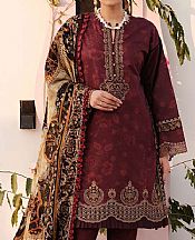Zarqash Cocoa Bean Lawn Suit- Pakistani Lawn Dress