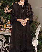 Zarqash Black Swiss Voile Suit- Pakistani Lawn Dress